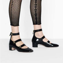 Load image into Gallery viewer, Dior Women Shoes D-Doll Pump Black Shiny Laminated Calfskin