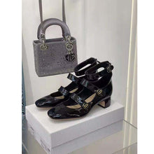 Load image into Gallery viewer, Dior Women Shoes D-Doll Pump Black Shiny Laminated Calfskin