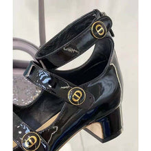Load image into Gallery viewer, Dior Women Shoes D-Doll Pump Black Shiny Laminated Calfskin