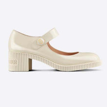 Load image into Gallery viewer, Dior Women Shoes D-Doll Pump White Shiny Calfskin CD Signature