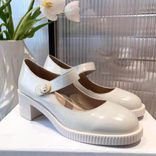 Load image into Gallery viewer, Dior Women Shoes D-Doll Pump White Shiny Calfskin CD Signature