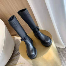 Load image into Gallery viewer, Dior Women Shoes D-Major Boot Black Technical Fabric and Calfskin