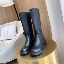 Load image into Gallery viewer, Dior Women Shoes D-Major Boot Black Technical Fabric and Calfskin
