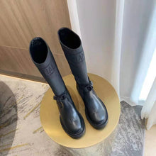 Load image into Gallery viewer, Dior Women Shoes D-Major Boot Black Technical Fabric and Calfskin