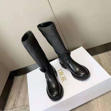 Load image into Gallery viewer, Dior Women Shoes D-Major Boot Black Technical Fabric and Calfskin