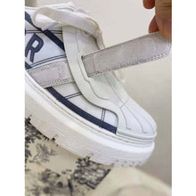 Load image into Gallery viewer, Dior Women Shoes Dior-ID Sneaker White and French Blue Technical Fabric