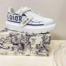 Load image into Gallery viewer, Dior Women Shoes Dior-ID Sneaker White and French Blue Technical Fabric