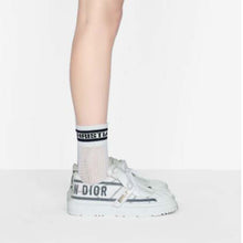 Load image into Gallery viewer, Dior Women Shoes Dior-ID Sneaker White and French Blue Technical Fabric