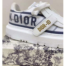 Load image into Gallery viewer, Dior Women Shoes Dior-ID Sneaker White and French Blue Technical Fabric