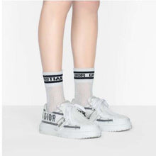 Load image into Gallery viewer, Dior Women Shoes Dior-ID Sneaker White and French Blue Technical Fabric