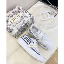 Load image into Gallery viewer, Dior Women Shoes Dior-ID Sneaker White and French Blue Technical Fabric
