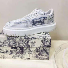 Load image into Gallery viewer, Dior Women Shoes Dior Addict Sneaker French Blue Toile De Jouy Technical Fabric