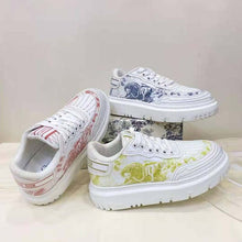 Load image into Gallery viewer, Dior Women Shoes Dior Addict Sneaker French Blue Toile De Jouy Technical Fabric