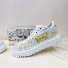 Load image into Gallery viewer, Dior Women Shoes Dior Addict Sneaker French Lime Toile De Jouy Technical Fabric