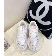 Load image into Gallery viewer, Dior Women Shoes Dior Addict Sneaker Raspberry Toile De Jouy Technical Fabric