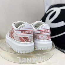 Load image into Gallery viewer, Dior Women Shoes Dior Addict Sneaker Raspberry Toile De Jouy Technical Fabric
