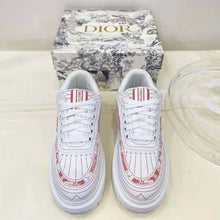 Load image into Gallery viewer, Dior Women Shoes Dior Addict Sneaker Raspberry Toile De Jouy Technical Fabric