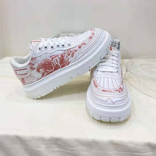 Load image into Gallery viewer, Dior Women Shoes Dior Addict Sneaker Raspberry Toile De Jouy Technical Fabric