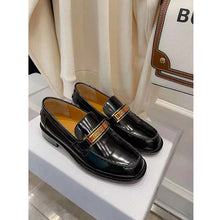 Load image into Gallery viewer, Dior Women Shoes Dior Code Loafer Black Brushed Calfskin
