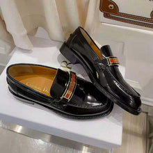 Load image into Gallery viewer, Dior Women Shoes Dior Code Loafer Black Brushed Calfskin