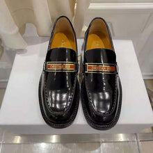 Load image into Gallery viewer, Dior Women Shoes Dior Code Loafer Black Brushed Calfskin