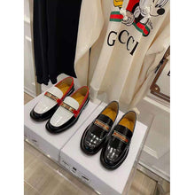 Load image into Gallery viewer, Dior Women Shoes Dior Code Loafer Black Brushed Calfskin