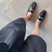Load image into Gallery viewer, Dior Women Shoes Dior Code Loafer Black Brushed Calfskin