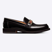 Load image into Gallery viewer, Dior Women Shoes Dior Code Loafer Black Brushed Calfskin