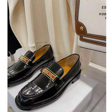 Load image into Gallery viewer, Dior Women Shoes Dior Code Loafer Black Brushed Calfskin