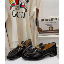 Load image into Gallery viewer, Dior Women Shoes Dior Code Loafer Black Brushed Calfskin