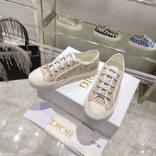 Load image into Gallery viewer, Dior Women Walk N Dior Sneaker Nude Dior Oblique Embroidered Cotton