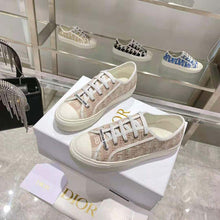 Load image into Gallery viewer, Dior Women Walk N Dior Sneaker Nude Dior Oblique Embroidered Cotton