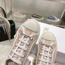 Load image into Gallery viewer, Dior Women Walk N Dior Sneaker Nude Dior Oblique Embroidered Cotton