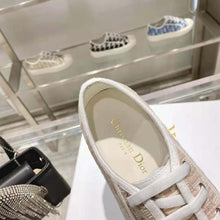 Load image into Gallery viewer, Dior Women Walk N Dior Sneaker Nude Dior Oblique Embroidered Cotton