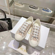 Load image into Gallery viewer, Dior Women Walk N Dior Sneaker Nude Dior Oblique Embroidered Cotton
