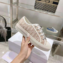 Load image into Gallery viewer, Dior Women Walk N Dior Sneaker Nude Dior Oblique Embroidered Cotton