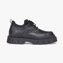 Load image into Gallery viewer, Fendi Men Force Black Leather Lace-Ups