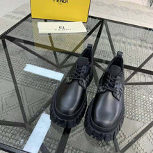 Load image into Gallery viewer, Fendi Men Force Black Leather Lace-Ups