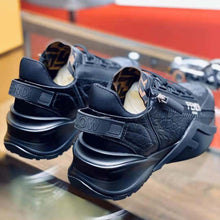 Load image into Gallery viewer, Fendi Men Sneakers Black Caiman Low-Tops