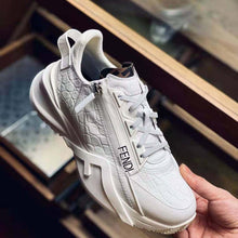 Load image into Gallery viewer, Fendi Men Sneakers White Caiman Low-Tops