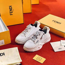 Load image into Gallery viewer, Fendi Men Sneakers White Caiman Low-Tops
