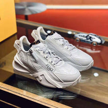 Load image into Gallery viewer, Fendi Men Sneakers White Caiman Low-Tops