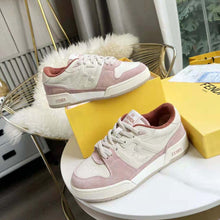 Load image into Gallery viewer, Fendi Unisex Match Low-Tops in Pink Suede