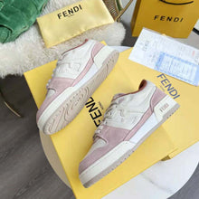 Load image into Gallery viewer, Fendi Unisex Match Low-Tops in Pink Suede