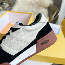 Load image into Gallery viewer, Fendi Unisex Match Low Tops in Black Suede
