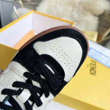 Load image into Gallery viewer, Fendi Unisex Match Low Tops in Black Suede