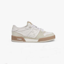 Load image into Gallery viewer, Fendi Unisex Match White Suede Low Tops
