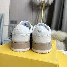 Load image into Gallery viewer, Fendi Unisex Match White Suede Low Tops