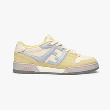 Load image into Gallery viewer, Fendi Unisex Match Yellow Suede Low-Tops