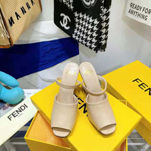 Load image into Gallery viewer, Fendi Women First Pink Leather High-Heeled Sandals
